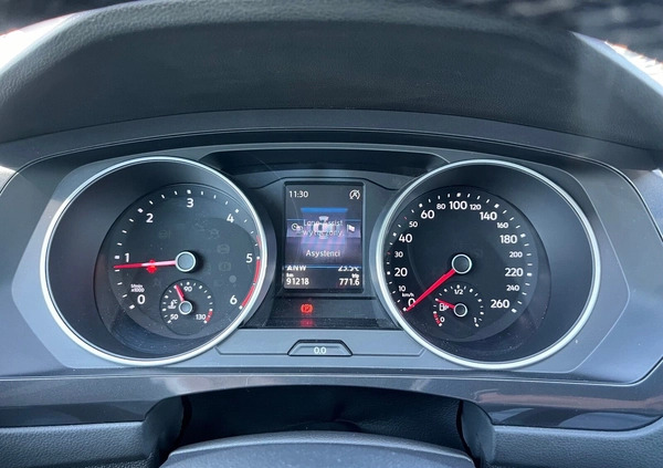 Volkswagen Tiguan cena 86900 przebieg: 91210, rok produkcji 2017 z Wschowa małe 742